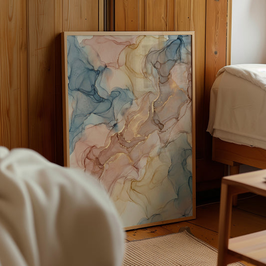 Fluid Abstract Luxury Wall Art