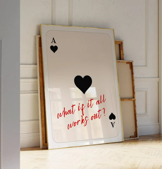 Ace of Hearts Poster - Digital Download B991