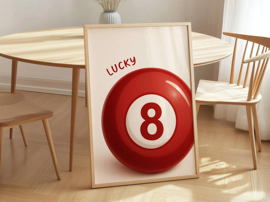 Lucky Ball Poster – Digital Poster (D104.3)