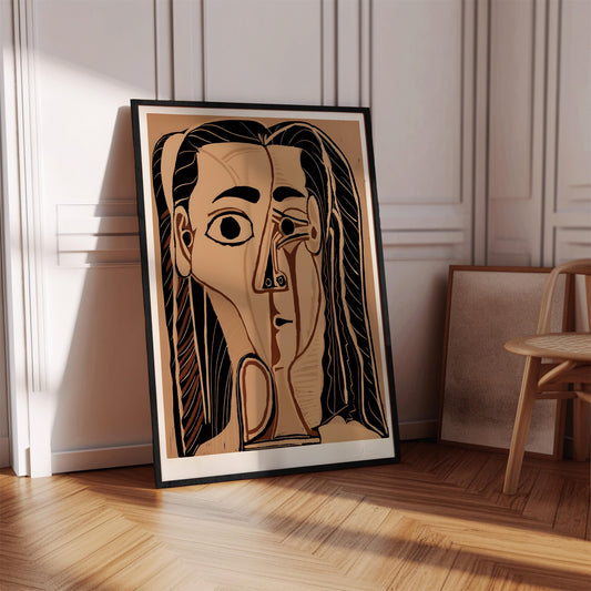 Pablo Picasso 1962 Poster, Jacqueline au Bandeau de Face — Digital Poster (C29)