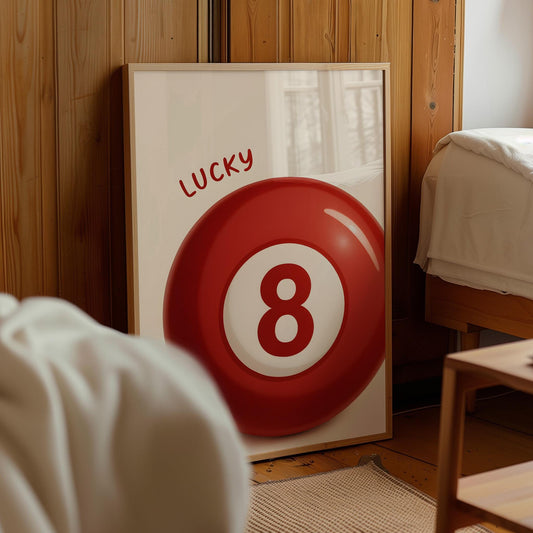 Lucky Ball Poster - Digital Poster (D104.3)