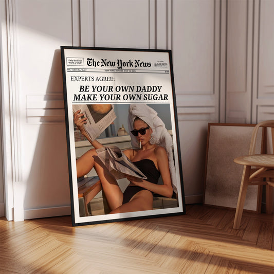 Be Your Own Daddy, Physical Poster