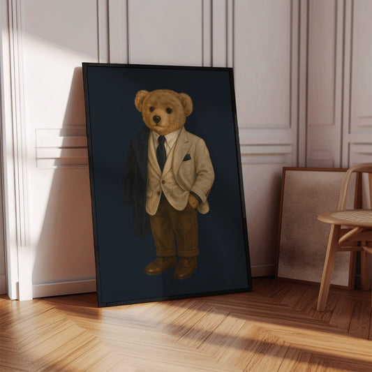 STYLE Polo Bear Poster, Nursery Print – Physical Print (D28)