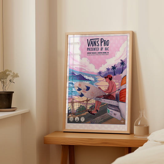 Vans Pro Surfing Poster