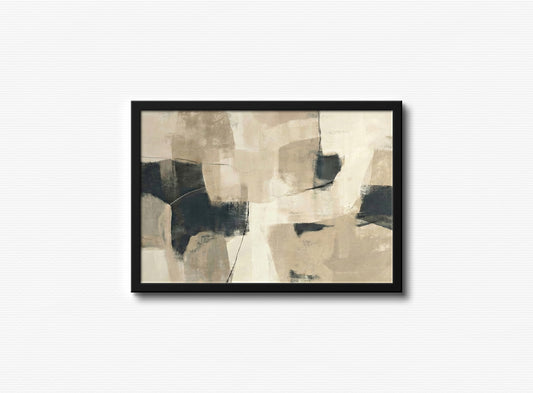 Abstract Wall Art Tones Layered Minimalist