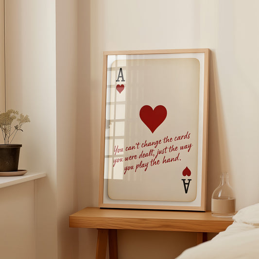 Playing Card Print