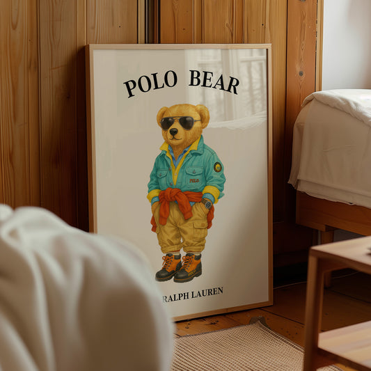 Adventurer Bear Wall Art