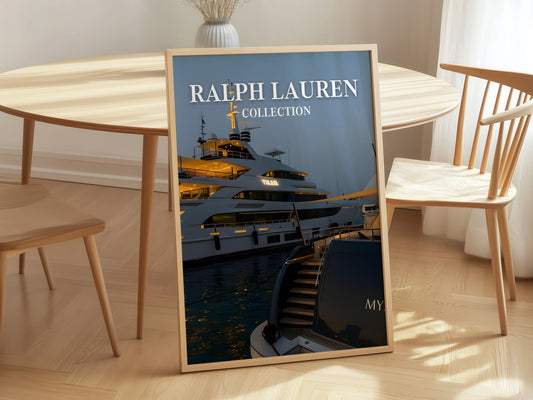 Luxury Boat Poster, Digital Download (D89)