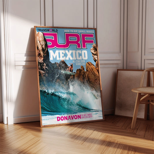Surf Mexico Magazine Poster