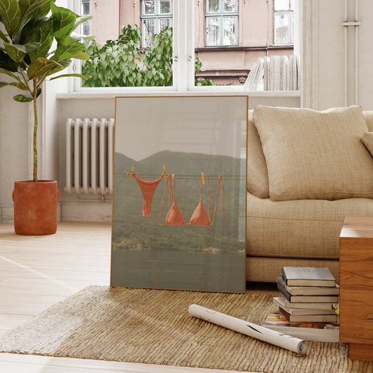 European Summer Bikini Poster