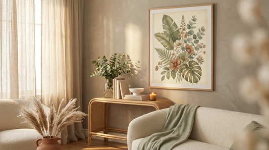 The Psychology of Botanical Prints: Bringing Nature's Healing Effect Indoors