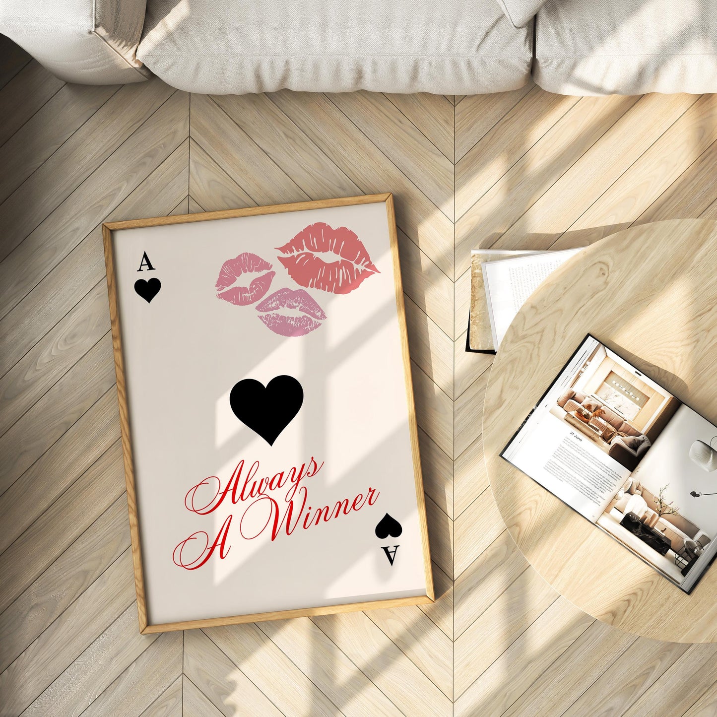 Always a Winner, Card Poster - Digital Download B109