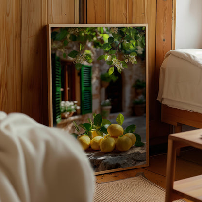 Mediterranean Lemons Poster