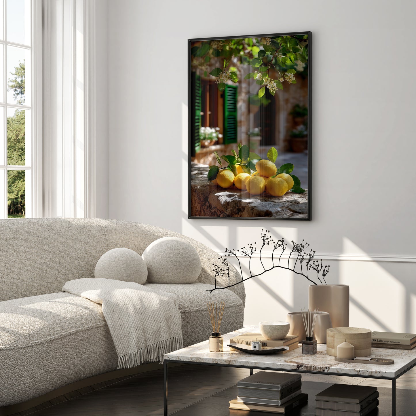 Mediterranean Lemons Poster