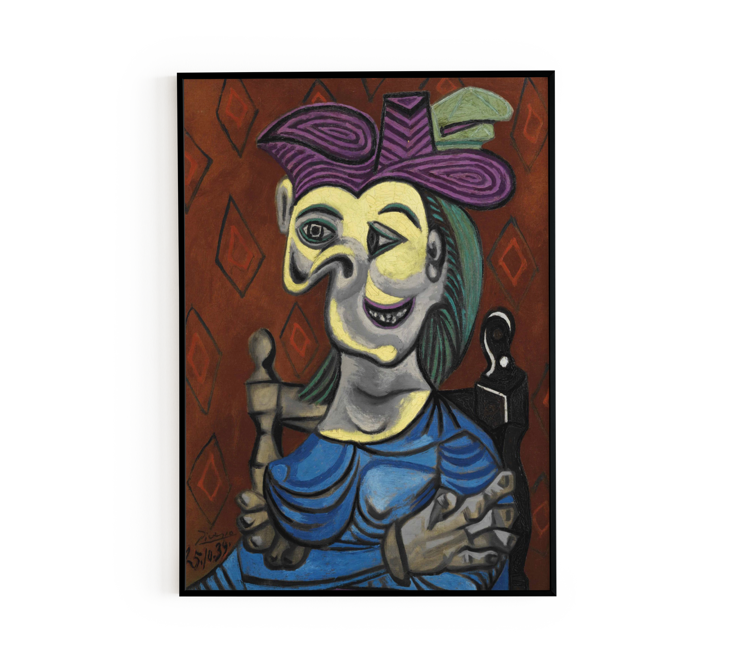 Pablo Picasso Avant-Garde Cubist Woman Poster