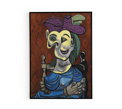 Pablo Picasso Avant-Garde Cubist Woman Poster