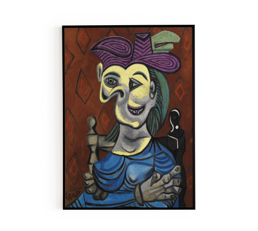 Pablo Picasso Avant-Garde Cubist Woman Poster