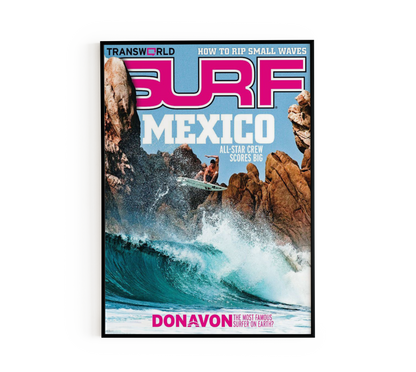 Surf Mexico Magazine Poster