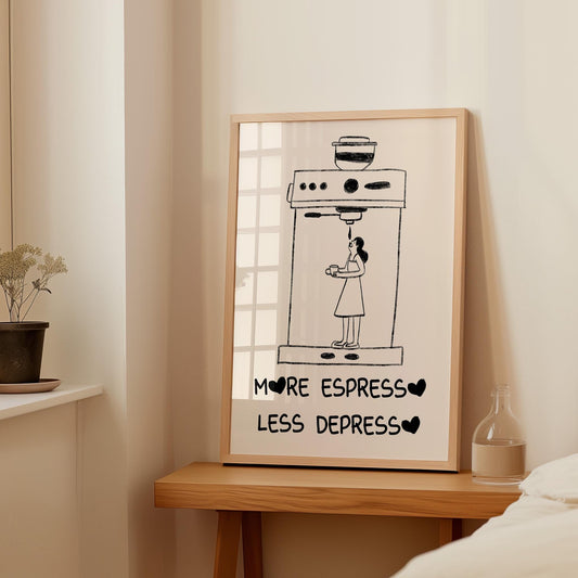 Funny Coffee Poster – Digital Download A21