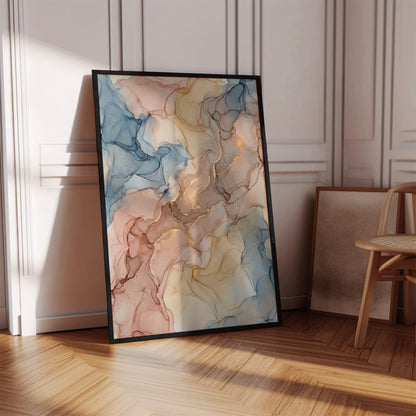 Fluid Abstract Luxury Wall Art