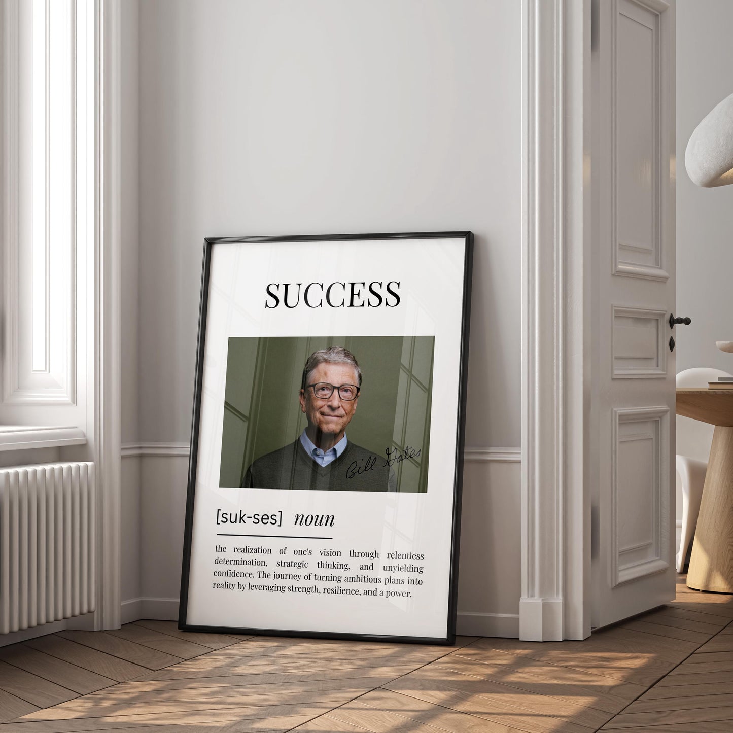 Set of 3 Definition Posters (Bill Gates, Steve Jobs, Elon Musk) — Digital Posters (W08)