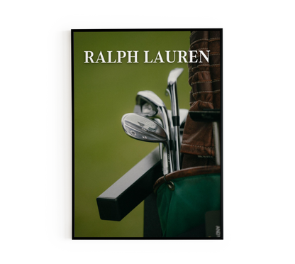Vintage Golf Clubs Wall Art