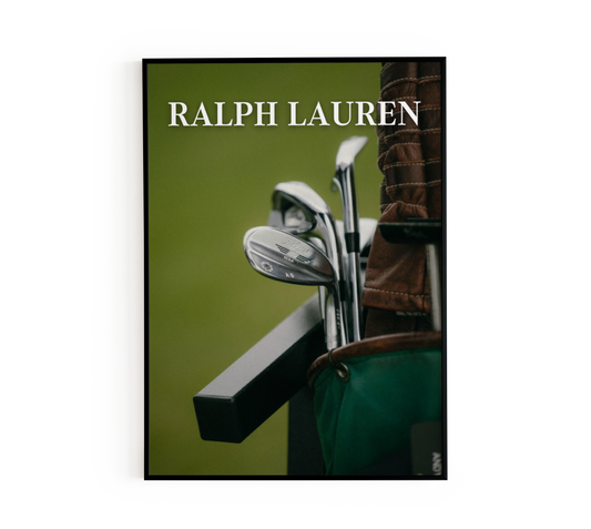 Vintage Golf Clubs Wall Art