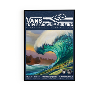 Vans Triple Crown of Surfing 2018 Poster