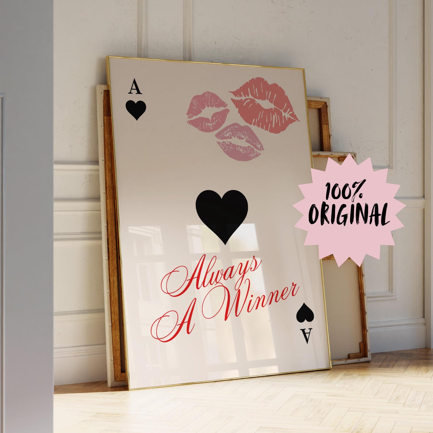 Always a Winner, Card Poster - Digital Download B109