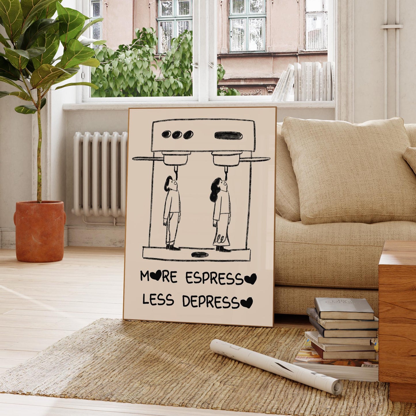 Funny Coffee Poster – Digital Download - A20