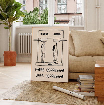 Funny Coffee Poster – Digital Download - A20