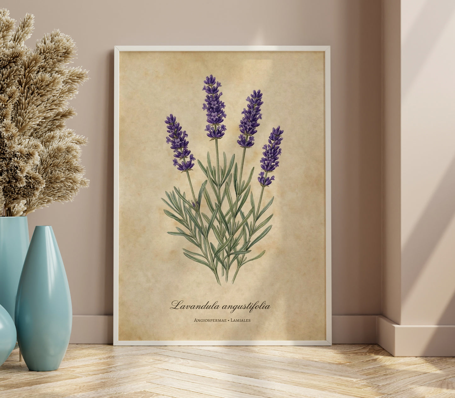 Vintage Botanical Lavender Wall Art
