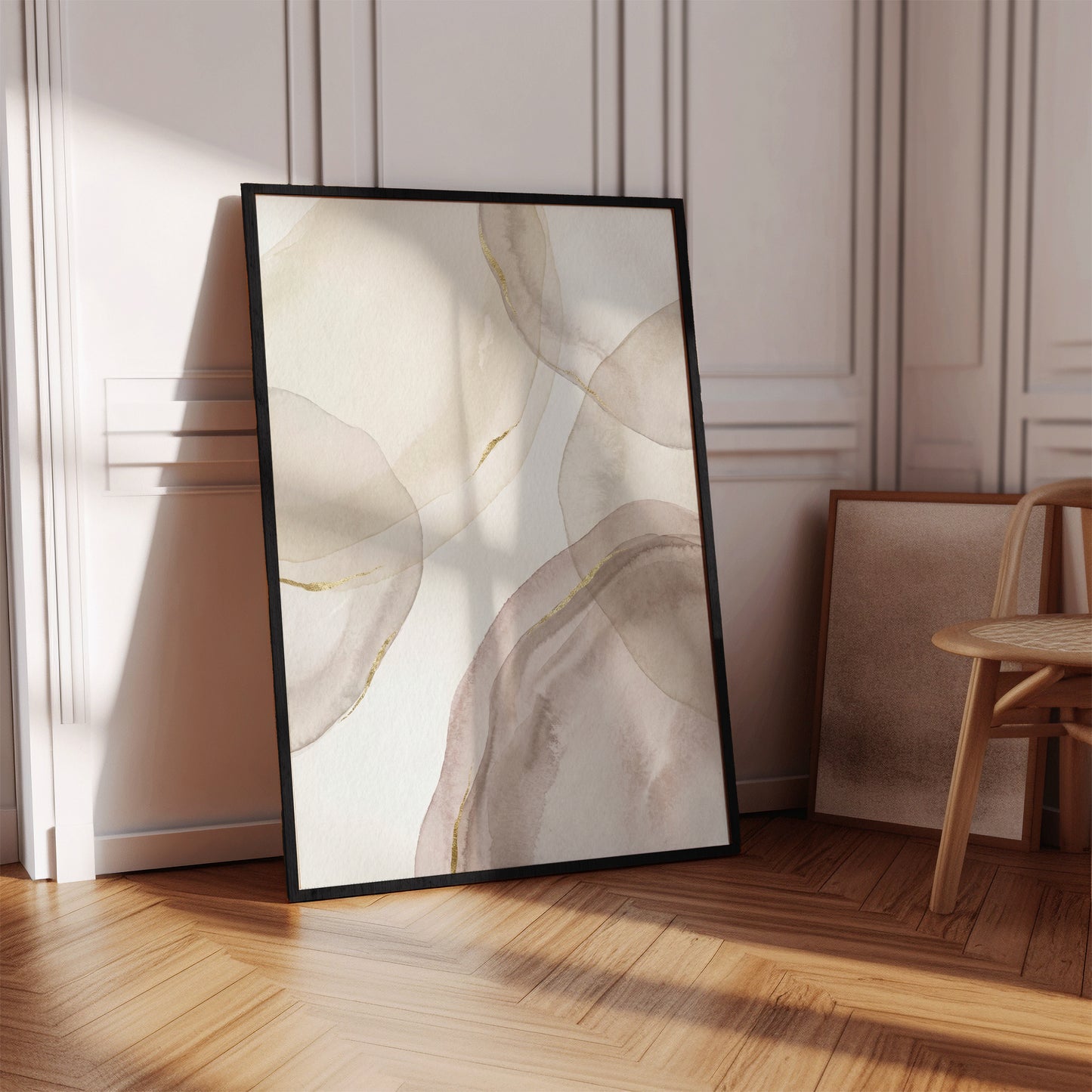 Minimalist Sand Abstract Poster