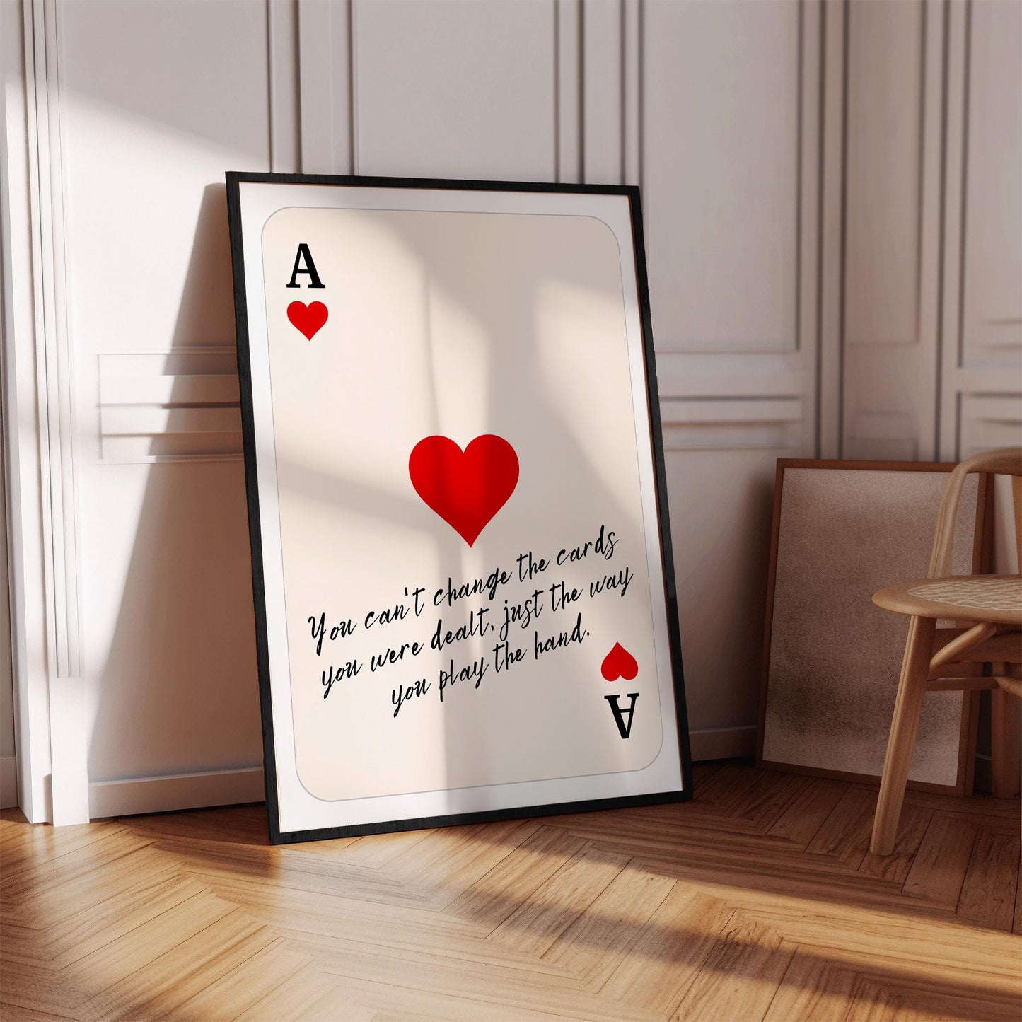 Playing Card Wall Art - Digital Poster