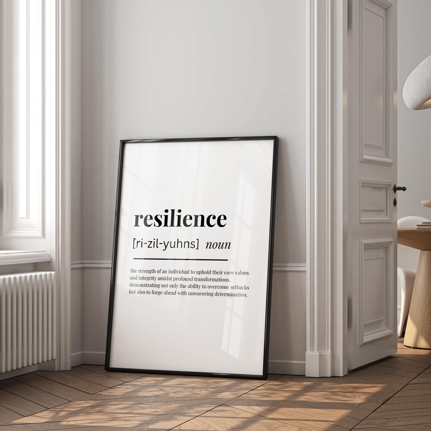Resilience Definition Poster — Digital Poster (W02)