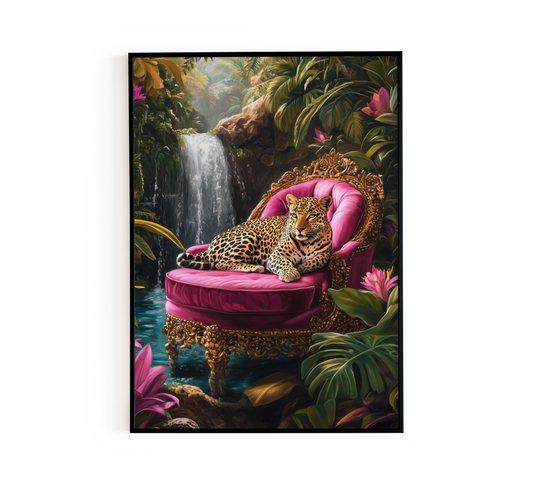 Leopard Jungle Wall Art