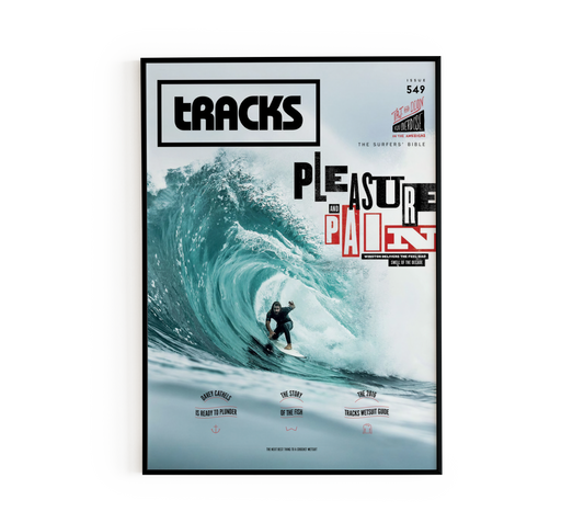 Vintage Surfing Magazine Poster