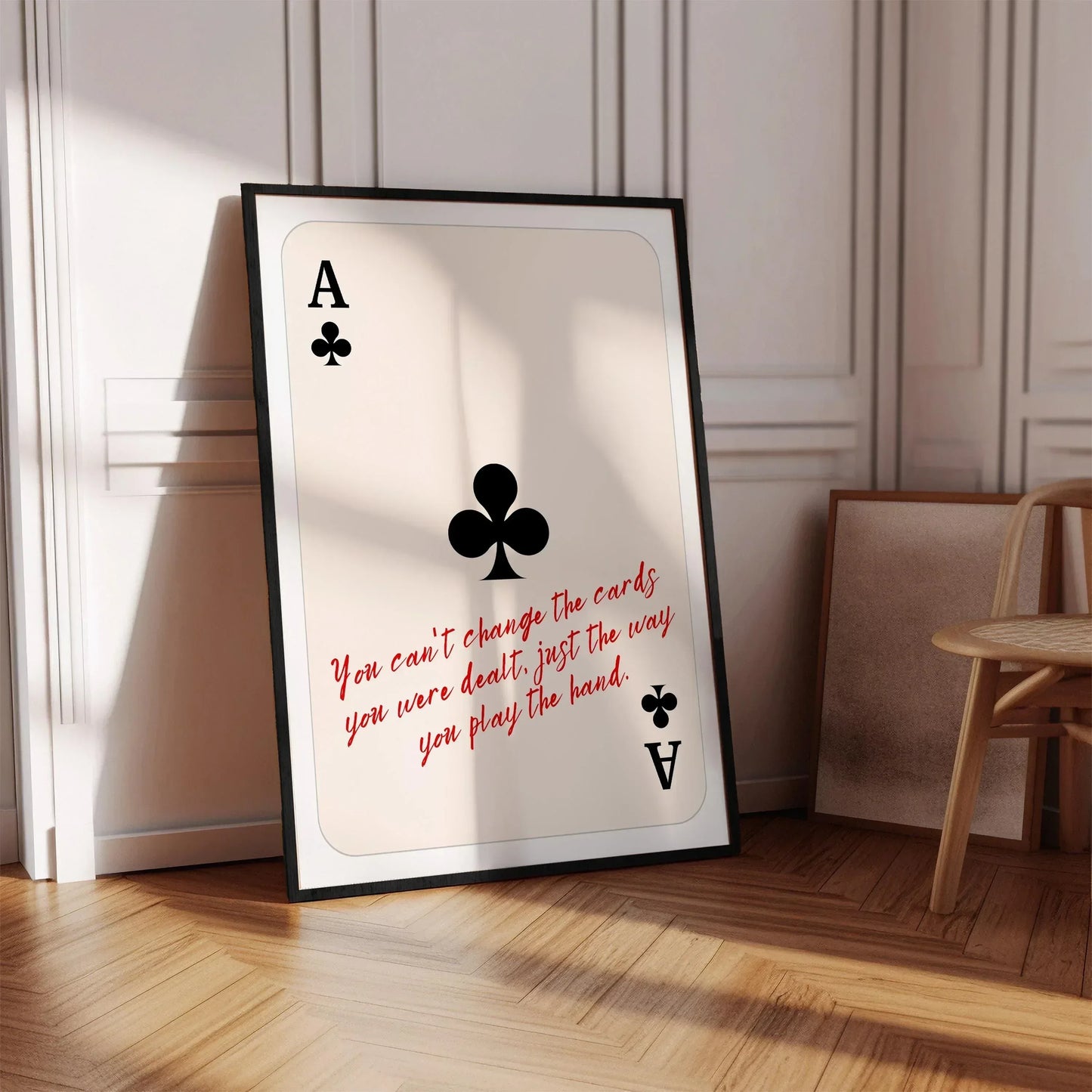 Ace of Clubs Poster – Digital Poster (D34)