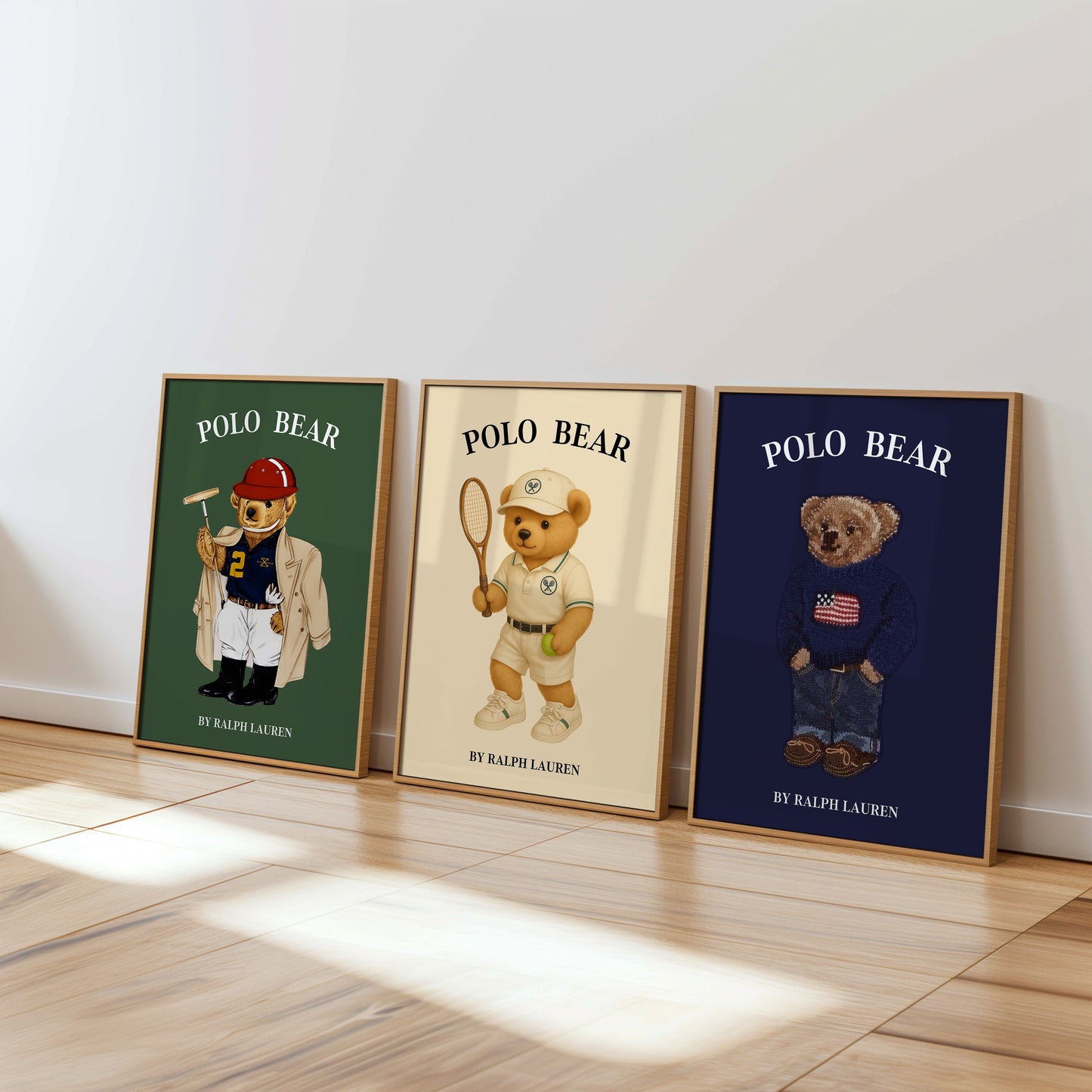 SET Polo Bear Poster, Digital Download (C215)