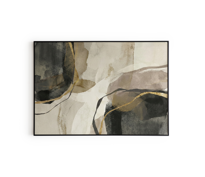 Earthy Abstract Gold Print