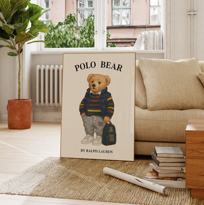 Classic Bear Poster, Digital Download (D43)