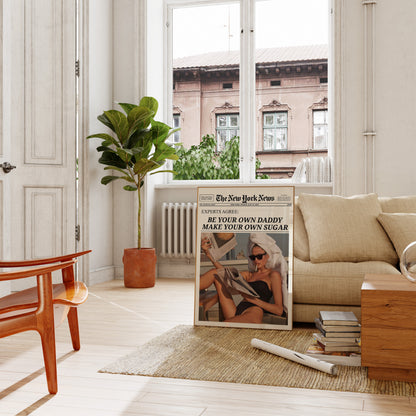 Be Your Own Daddy, Physical Poster