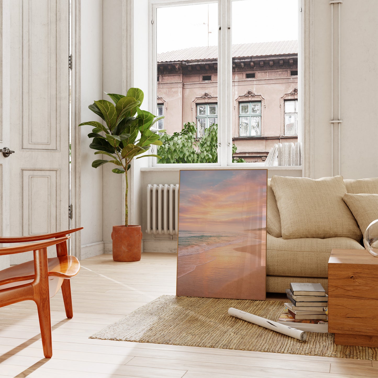 Golden Hour Coastal Art