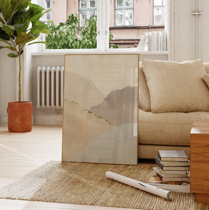 Textured Sandstone Triptych Print