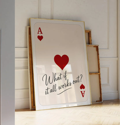 Ace of Hearts “Lucky You” Poster – Digital Poster (D104.1)