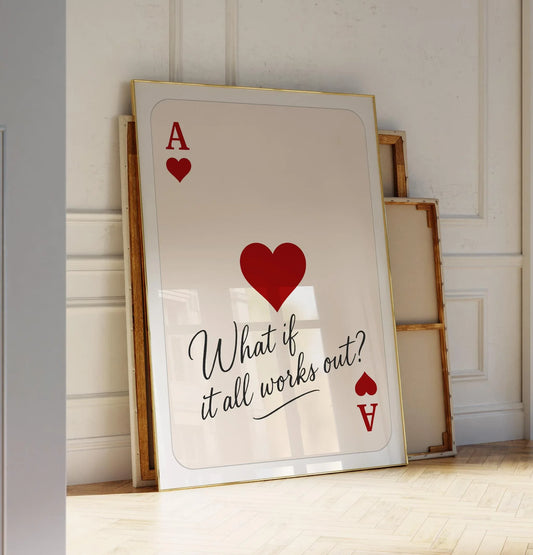 Ace of Hearts “Lucky You” Poster – Digital Poster (D104.1)