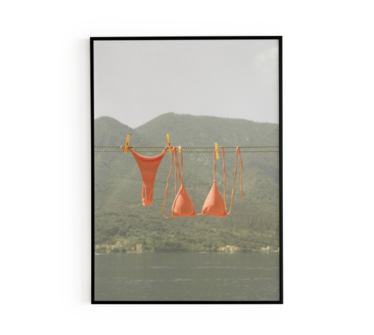 European Summer Bikini Poster