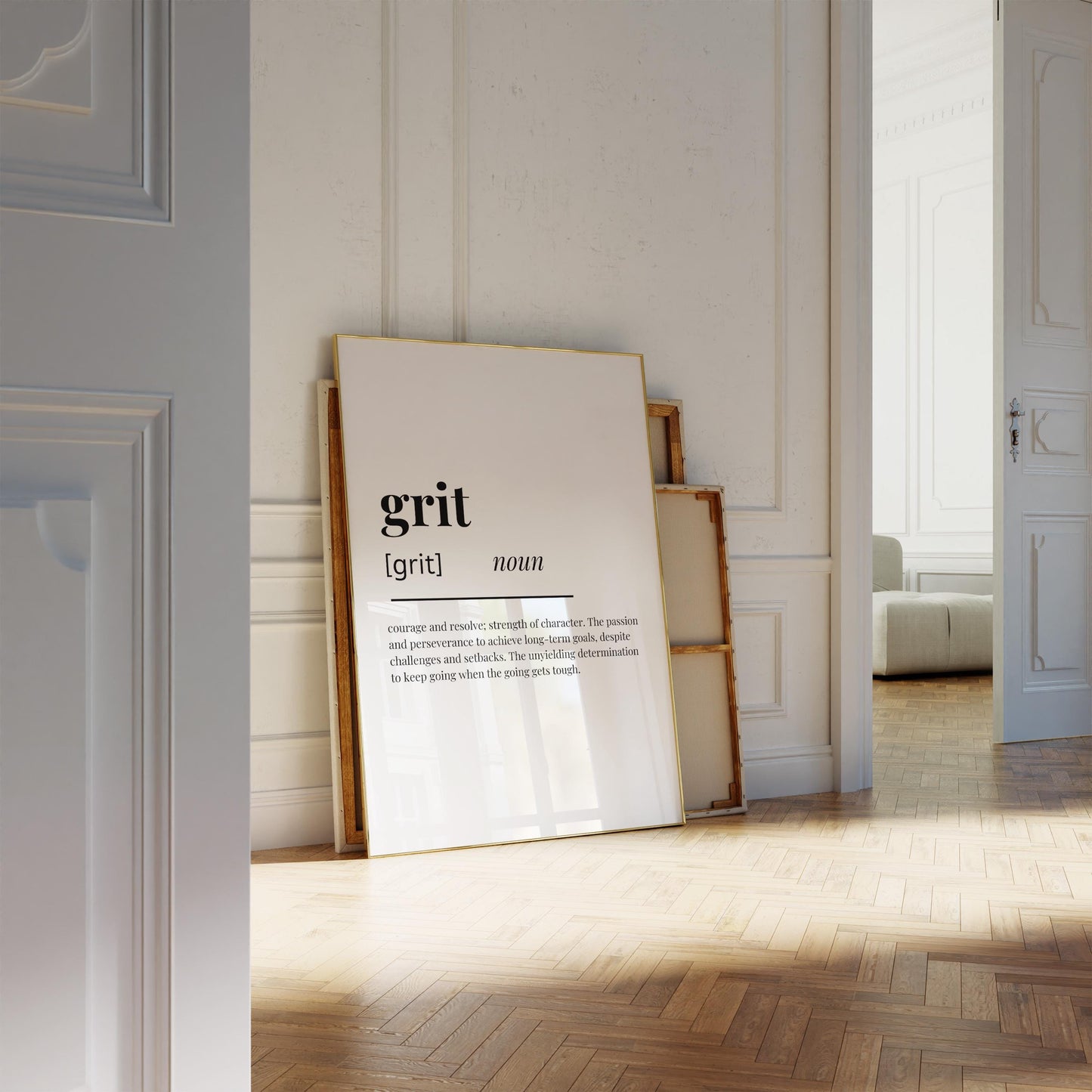 Grit Definition Print — Digital Poster (W01)