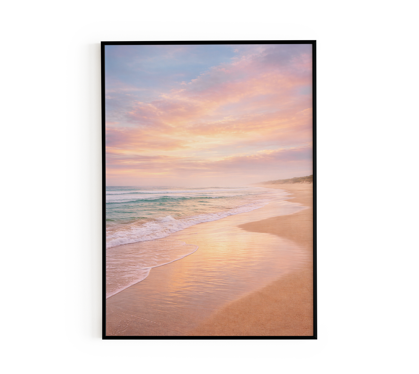 Golden Hour Coastal Art