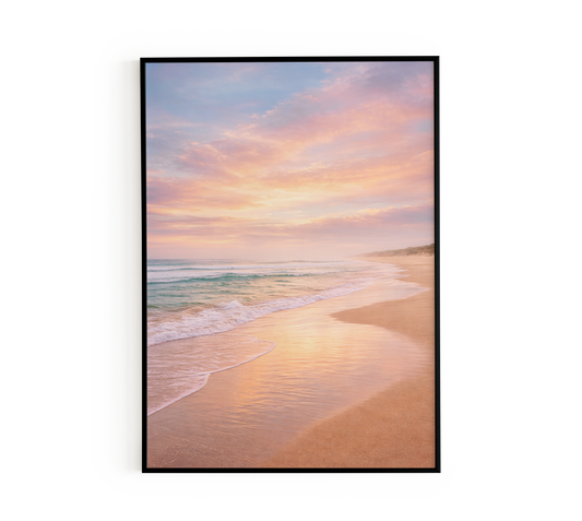 Golden Hour Coastal Art